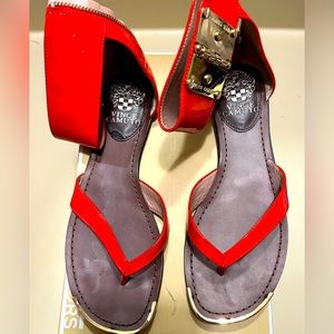 Vince Camuto orange sandals